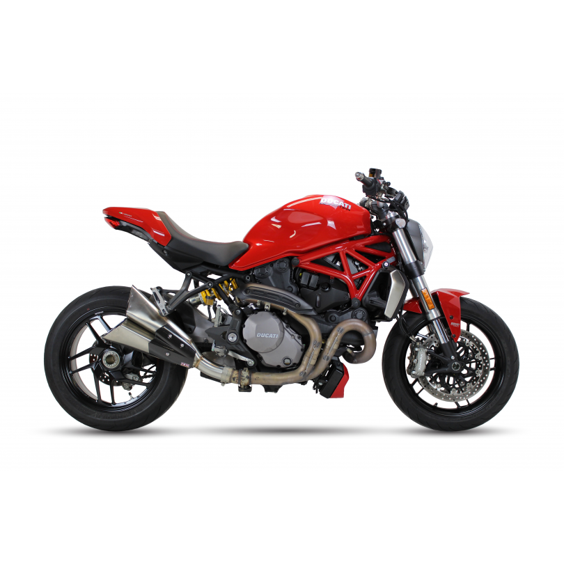 Tłumik IXIL DUCATI M 1200 MONSTER 17-20 (MA - MB) typ X55SPB (waga: 3200g, długość: 330 mm., materiał: Inox AISI304, kolor: Blac