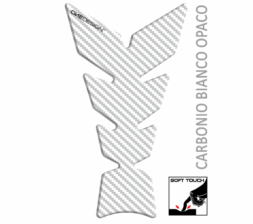 ONEDESIGN Tankpad Moon "Soft touch" carbon white