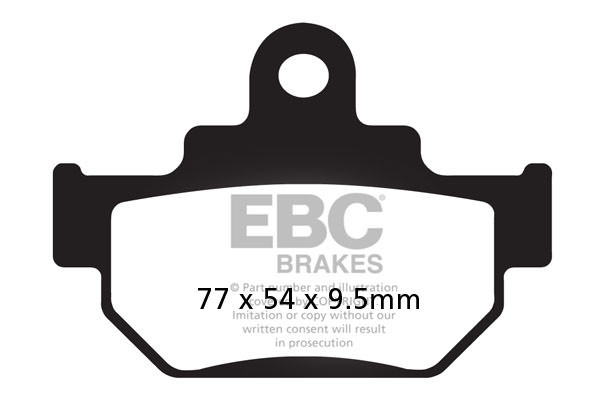 EBC Brakes Klocki hamulcowe EBC FA176 (kpl. na 1 tarczę)