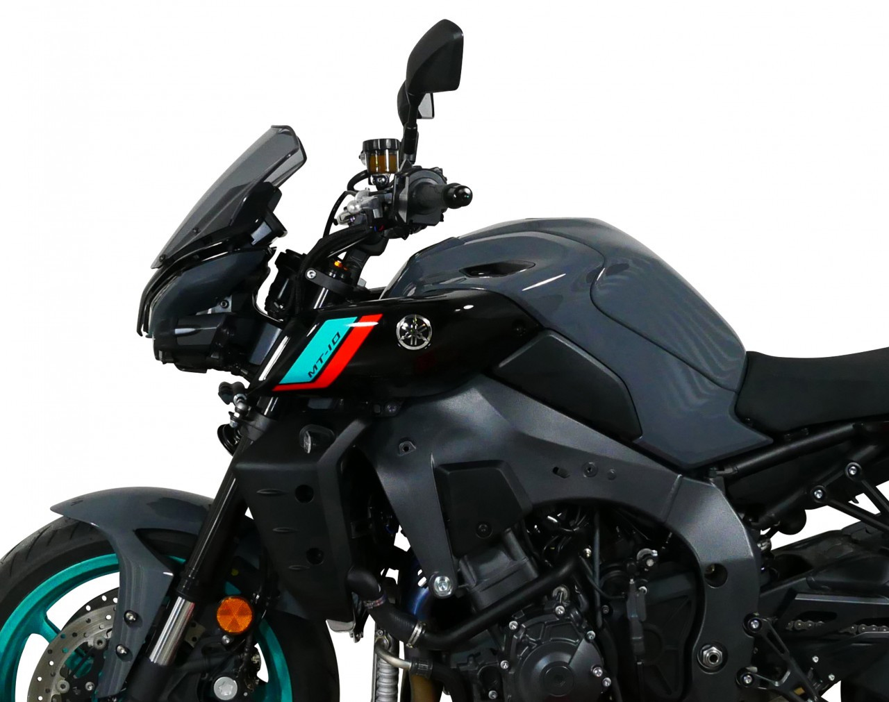 Szyba motocyklowa MRA YAMAHA MT-10 2022-, forma NRM, przyciemniana