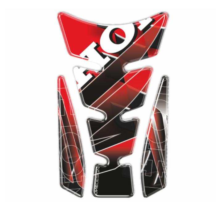 ONEDESIGN Tankpad Spirit shape Limited Edition logo Hon czerwony