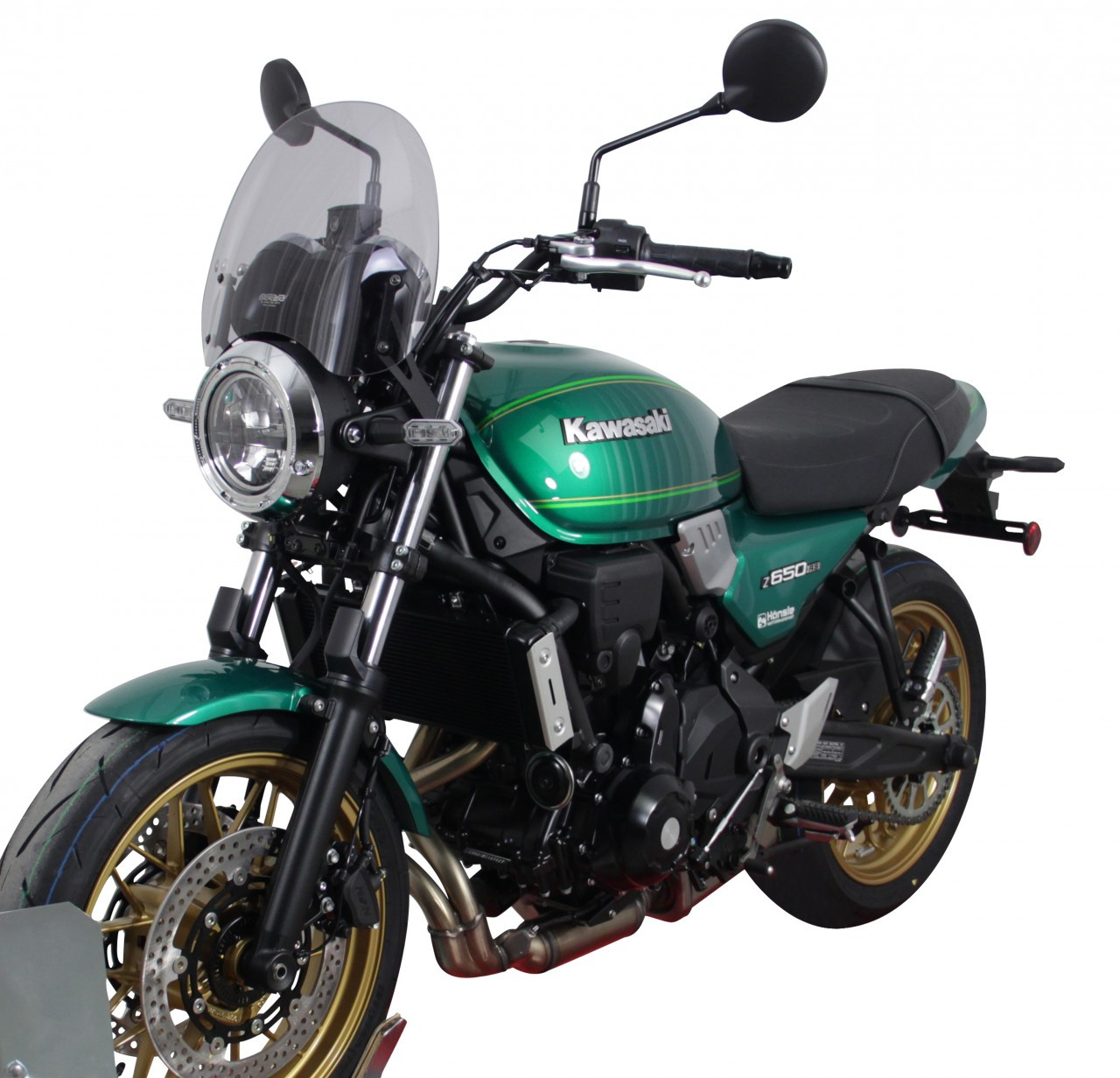 Szyba motocyklowa MRA KAWASAKI Z 650 RS 2022-, forma NTM, przyciemniana