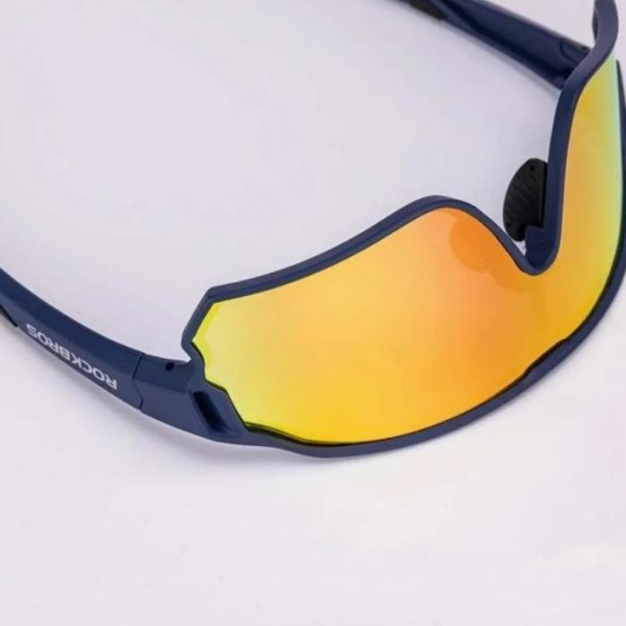 Okulary rowerowe / sportowe z polaryzacją ROCKBROS UV400 (10134) niebieskie
