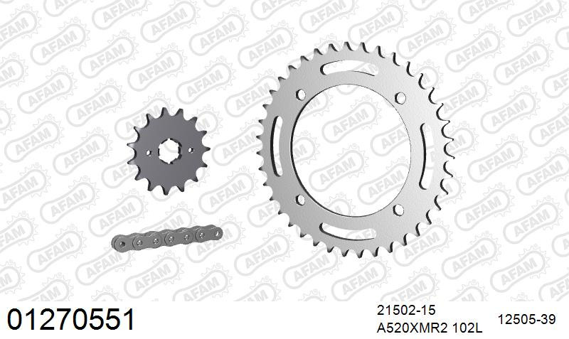 Zestaw napędowy AFAM do YAMAHA XT 600 Z Tenere