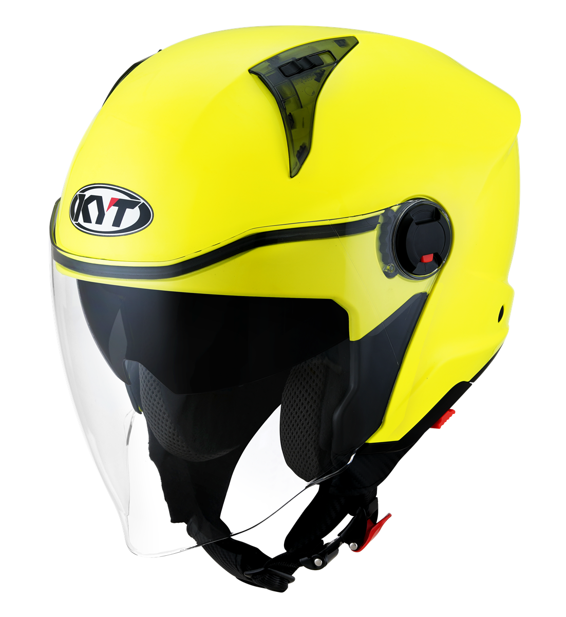 Kask Motocyklowy KYT D-CITY połysk żółty fluo ECE/ONU 22-06