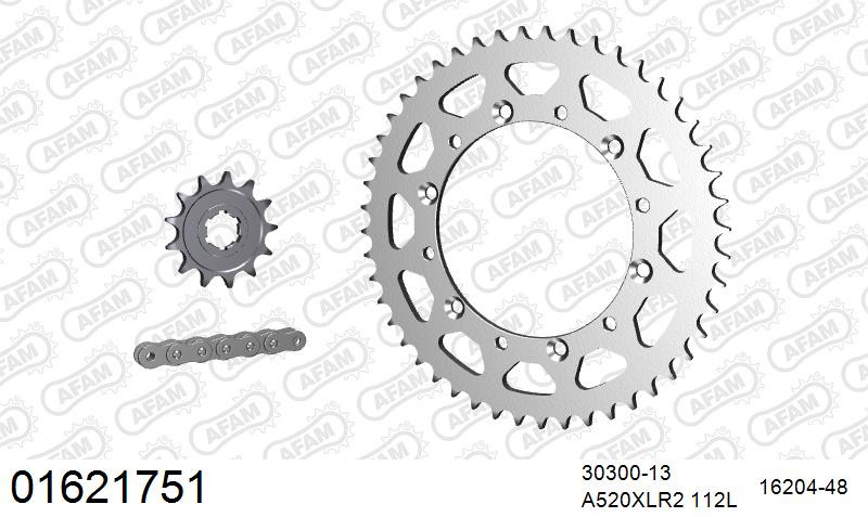 Zestaw napędowy AFAM do KAWASAKI KDX 200 A2,A3