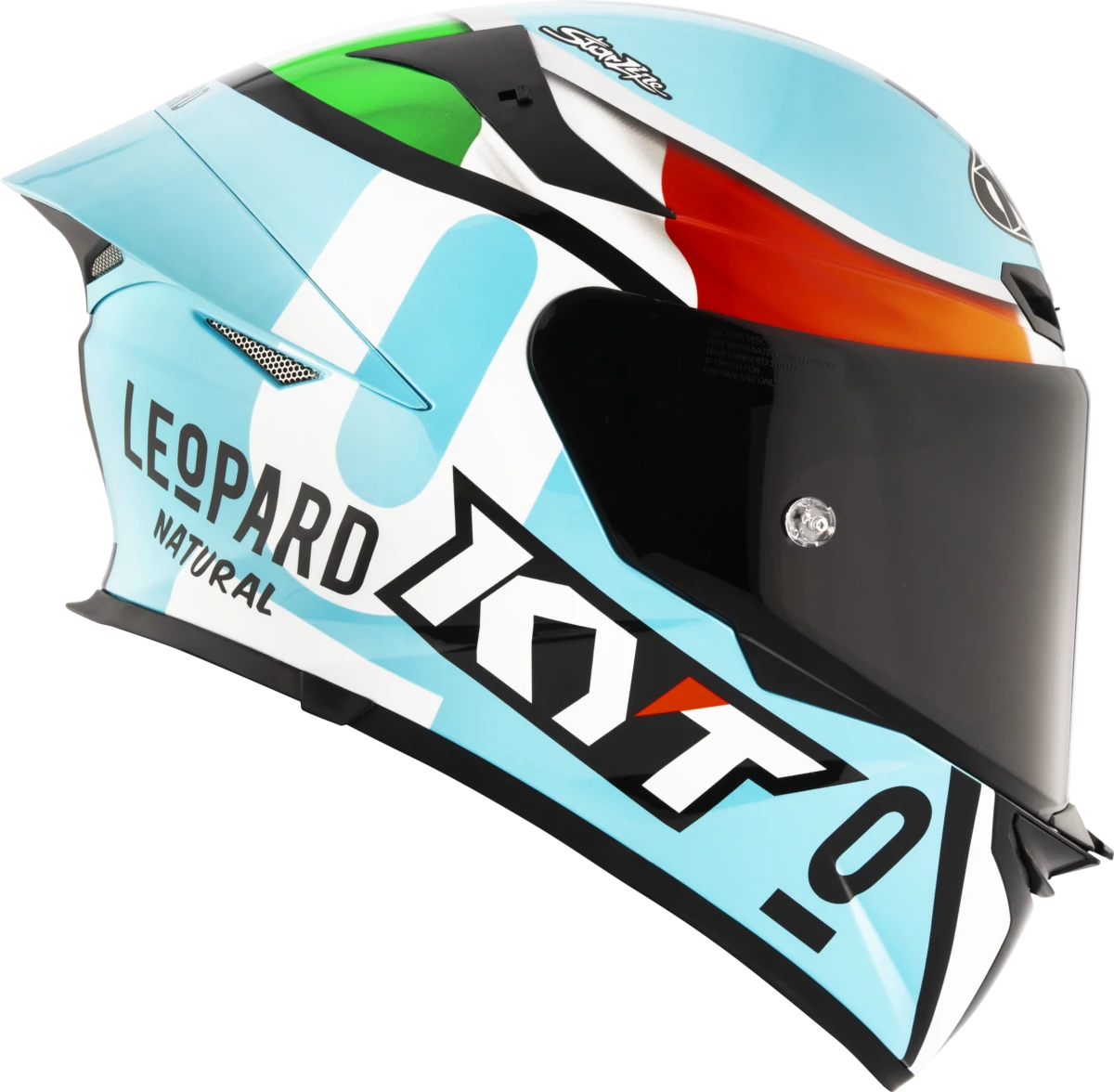 Kask motocyklowy KYT TT-REVO LEOPARD REPLICA TRICOLORE