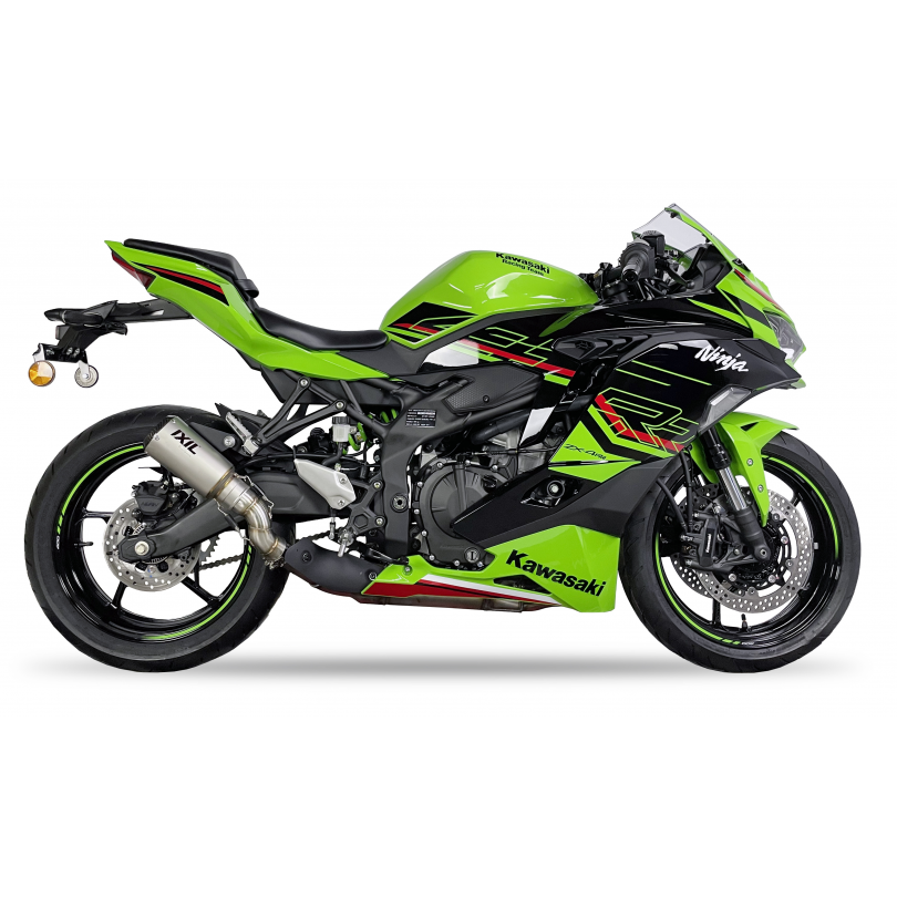 Tłumik IXIL KAWASAKI NINJA ZX-4 R / RR 2023 (ZX400P) typ RC (waga: 900g, długość: 230 mm., materiał: Inox AISI304, kolor: Black