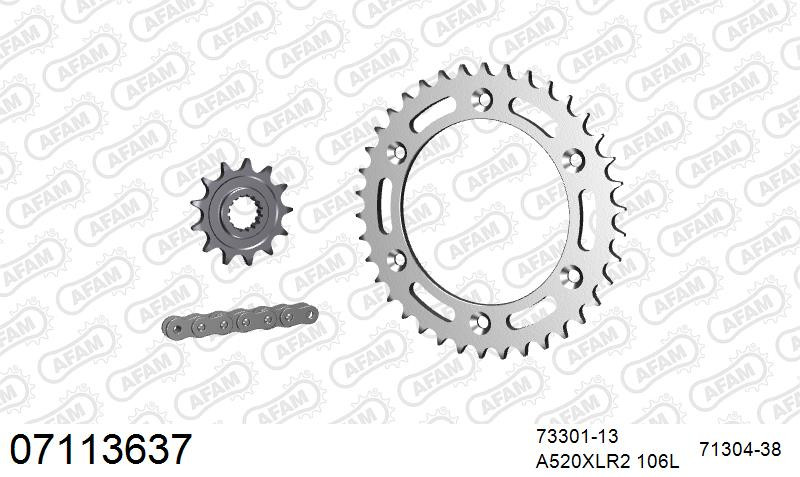 Zestaw napędowy AFAM do KTM SM 125