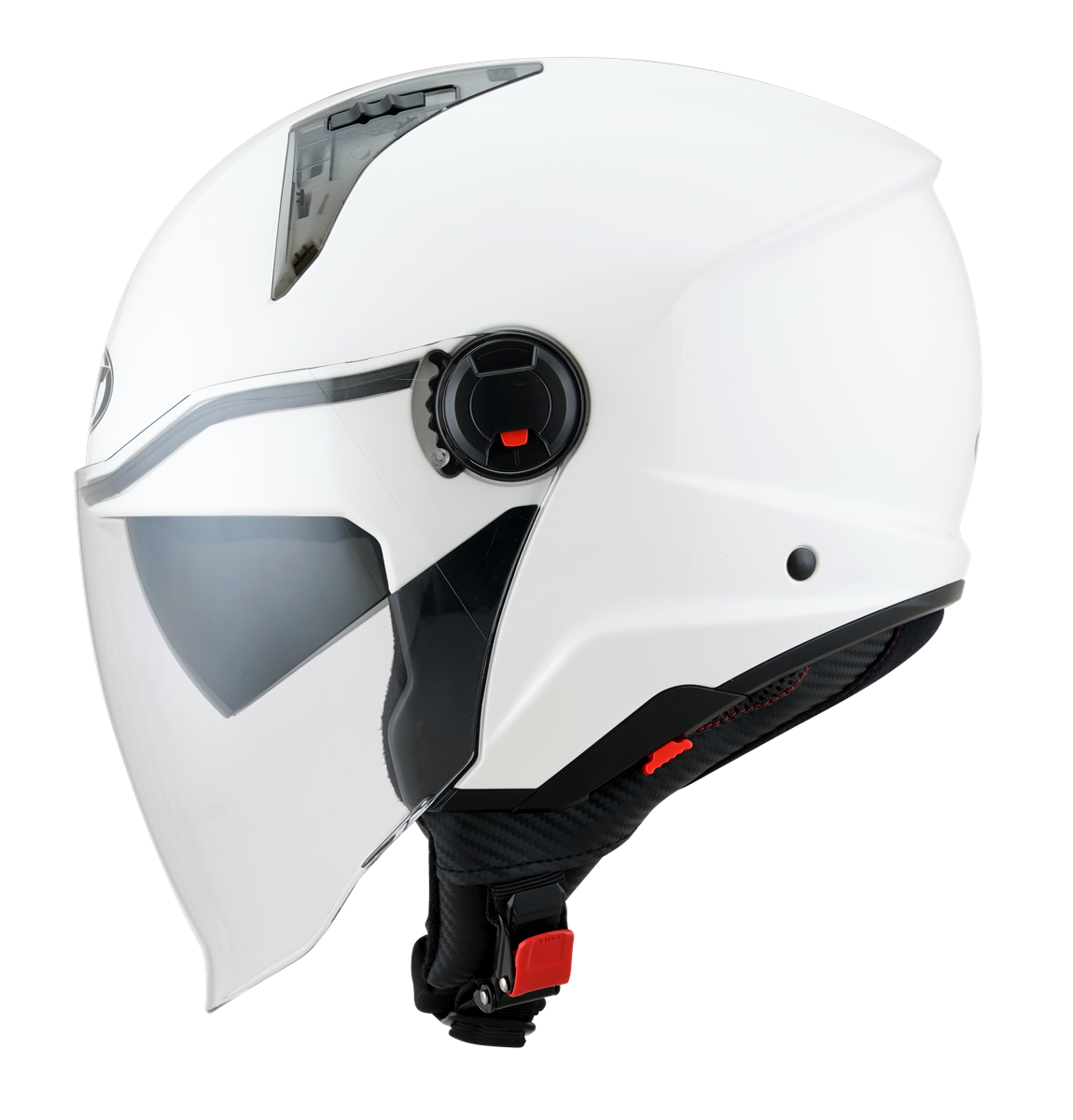 Kask Motocyklowy KYT D-CITY połysk biały ECE/ONU 22-06