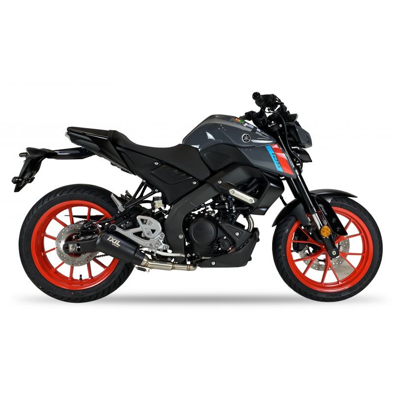 Tłumik IXIL YAMAHA MT 125 21-23 (RE40) typ RB (waga: 900g, długość: 230 mm., materiał: Inox AISI304, kolor: Black painted) FULL