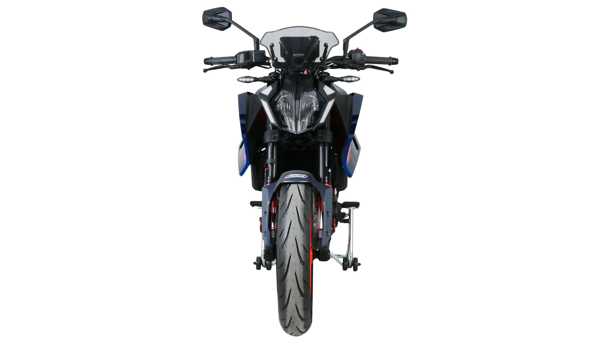 Szyba motocyklowa MRA KTM DUKE 390 2024-, forma NSPM, przyciemniana