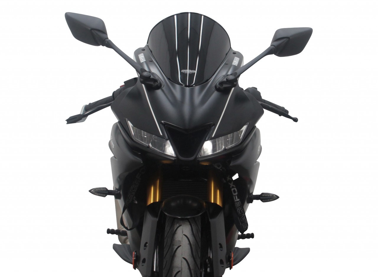 Szyba motocyklowa MRA YAMAHA YZF R125 2019-2022, forma R, czarna