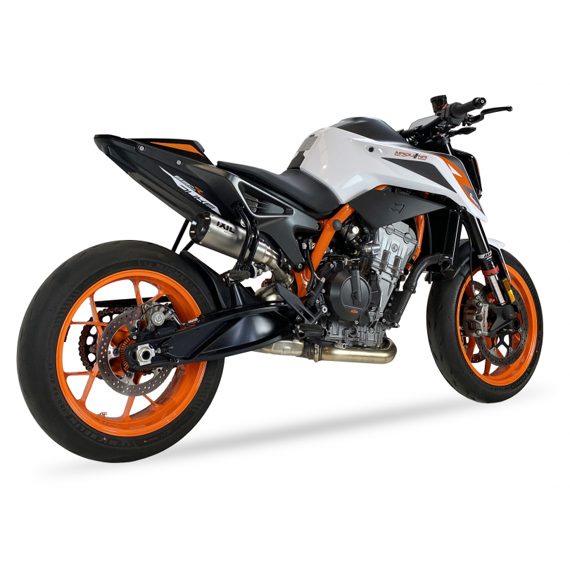 Tłumik IXIL KTM 890 DUKE R 20-23 (KTM 790 DUKE) typ RC (waga: 800g, długość: 230 mm., materiał: Inox AISI304, kolor: Bright resi