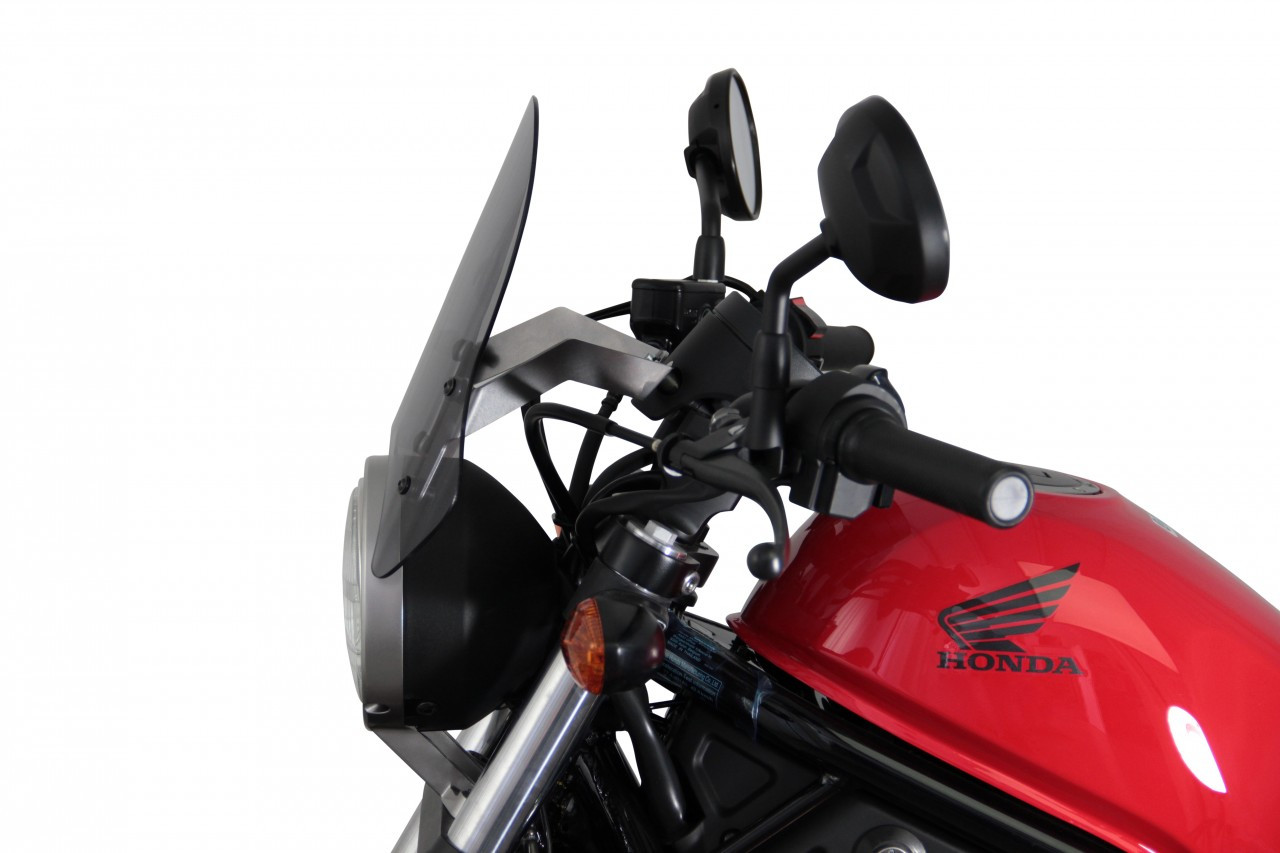 Szyba motocyklowa MRA HONDA CMX 500 REBEL 2017-2019, forma NSP, przyciemniana