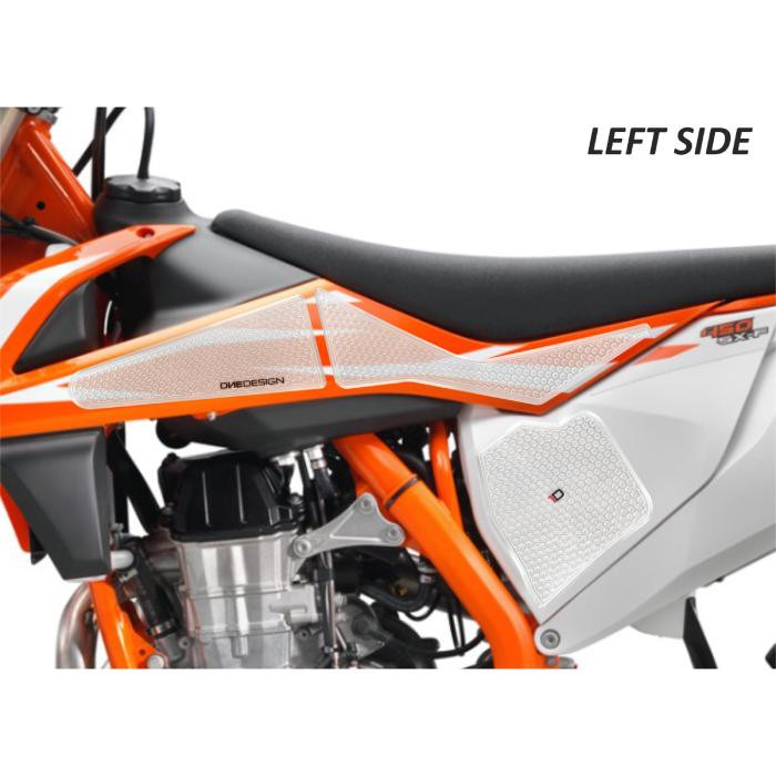 ONEDESIGN Grip Boczny HDR 125SX 16-18 / 125XC-W 17-18 transparentny