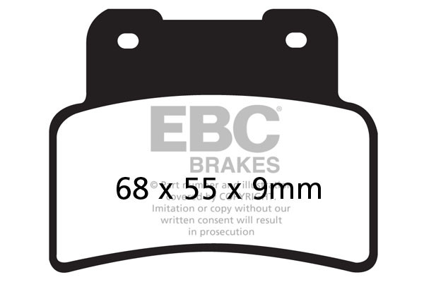 EBC Brakes Klocki hamulcowe EBC SFA432HH skuterowe (kpl. na 1 tarcze)