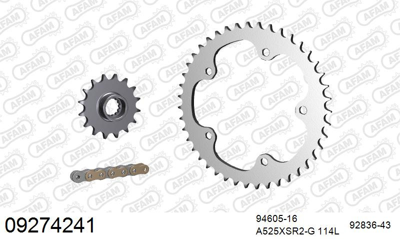 Zestaw napędowy AFAM do MV AGUSTA F3 675, AGUSTA F3 675 Oro, AGUSTA F3 675 RC