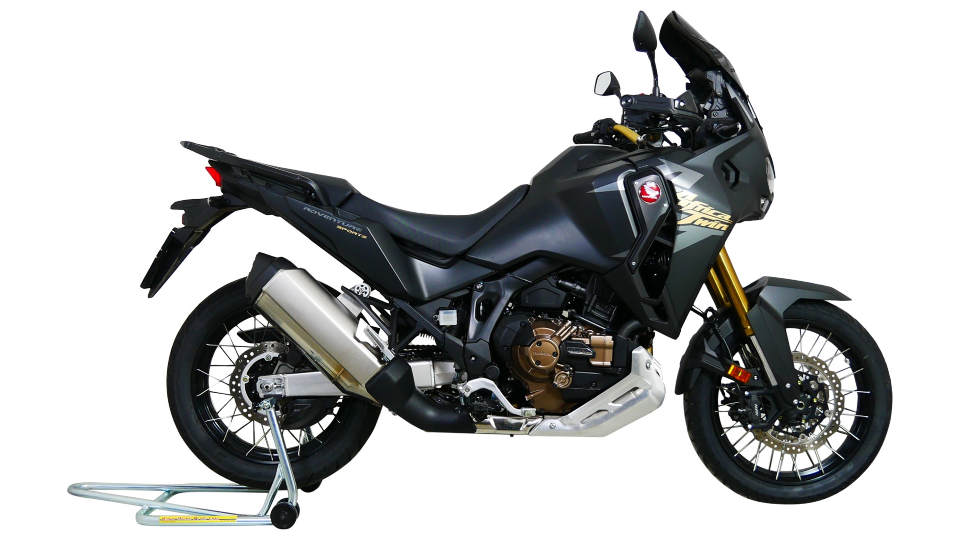 Szyba motocyklowa MRA HONDA CRF 1100 L A.T. AD.SPORTS ES /DCT 2024-, forma TM, czarna