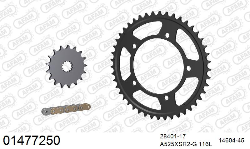 Zestaw napędowy AFAM do SUZUKI GSX-R 750 K6,K7,K8,K9,L0