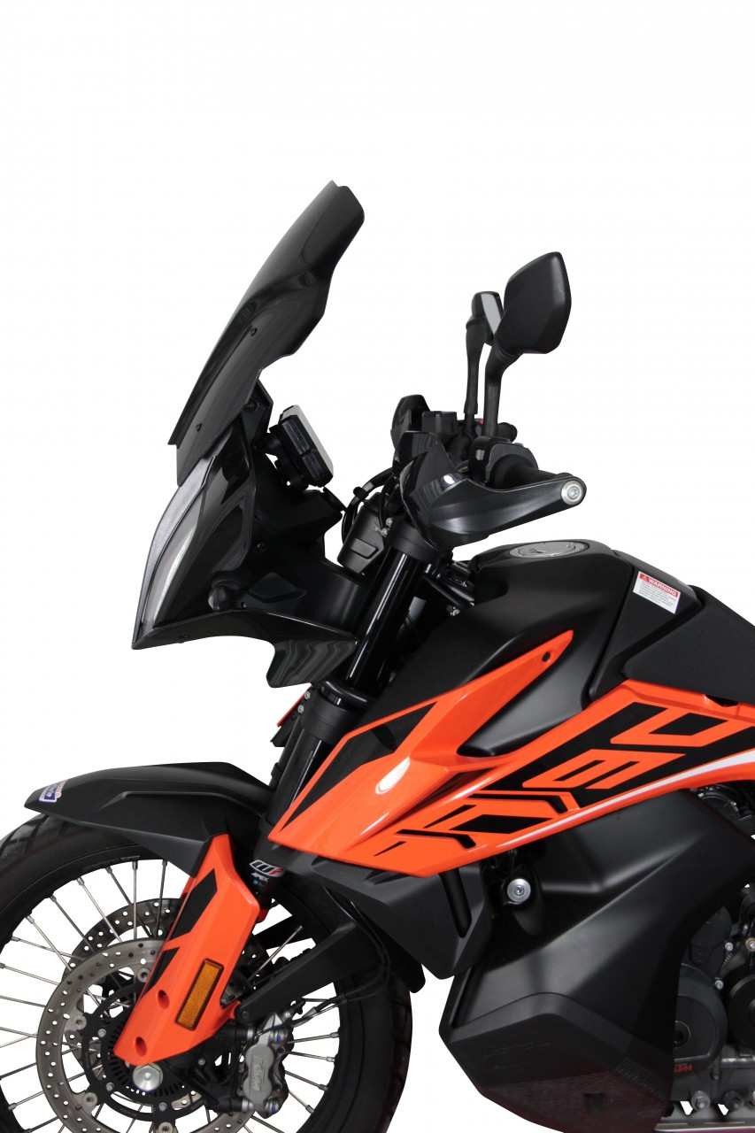 Szyba motocyklowa MRA KTM ADVENTURE 890 R 2018-2022, forma TN, czarna