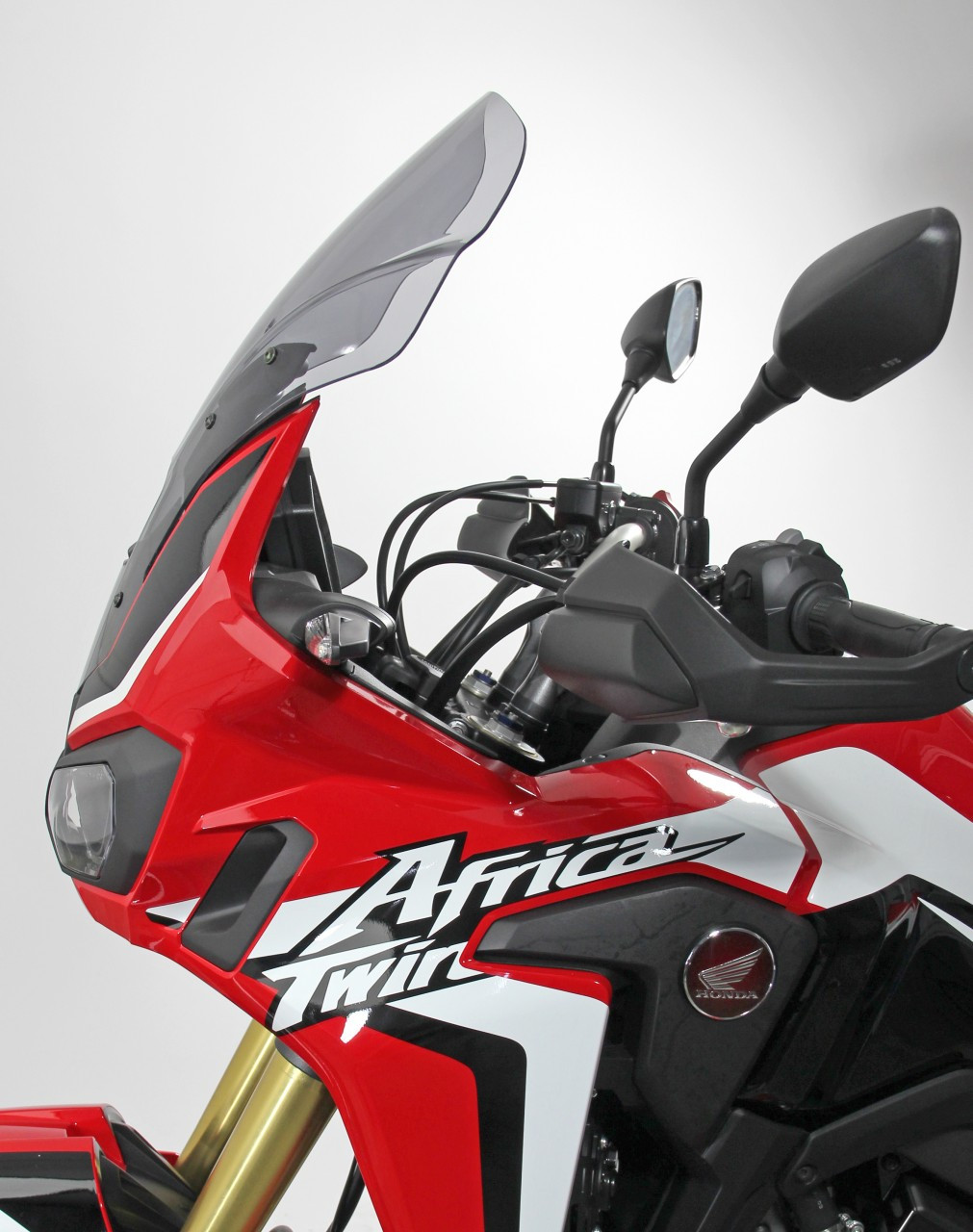 Szyba motocyklowa MRA HONDA CRF 1000 L AFRICA TWIN SD 04 2016-2019, forma TM, czarna