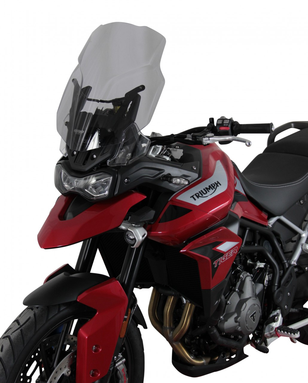 Szyba motocyklowa MRA TRIUMPH TIGER 900 /GT PRO 2019-, forma TM, przyciemniana