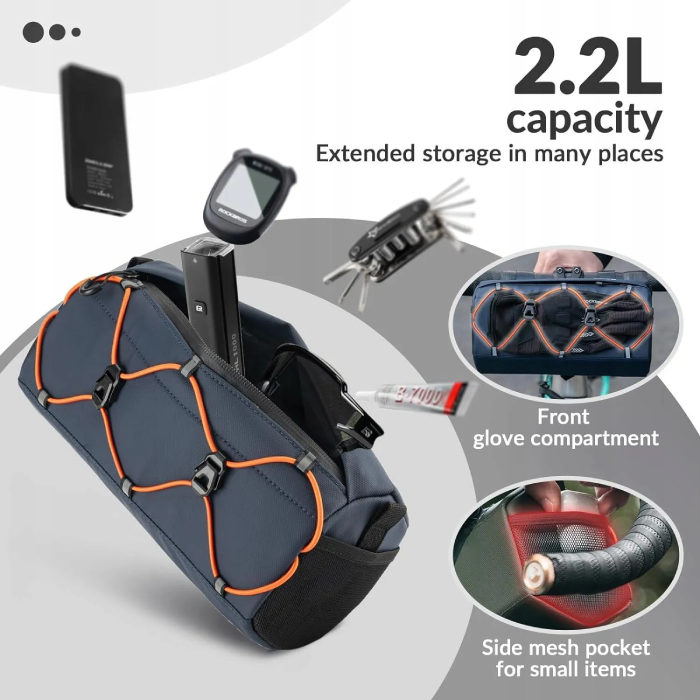 Sakwa, torba rowerowa na kierownicę ROCKBROS 30110054002
