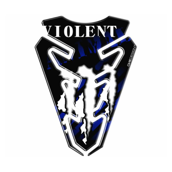 ONEDESIGN Tankpad Expression Violent niebieski