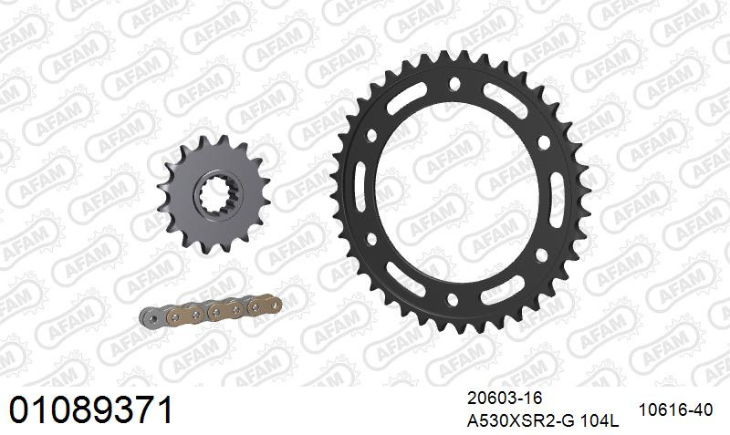 Zestaw napędowy AFAM do HONDA VTR 1000 SP SP1 Y,1