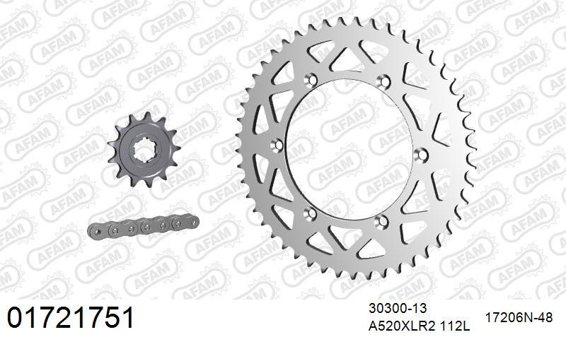 Zestaw napędowy AFAM do KAWASAKI KDX 200 A2,A3