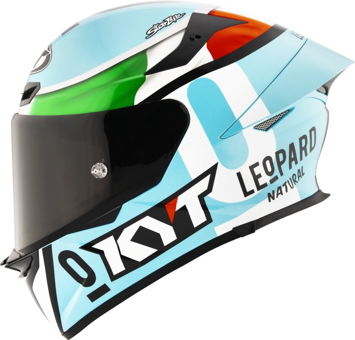 Kask motocyklowy KYT TT-REVO LEOPARD REPLICA TRICOLORE