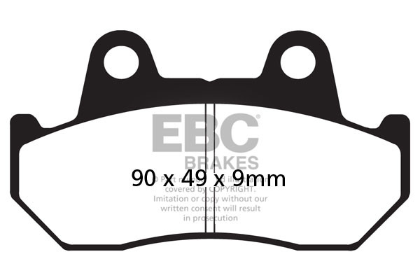 EBC Brakes Klocki hamulcowe EBC FA069/2 (kpl. na 1 tarcze)