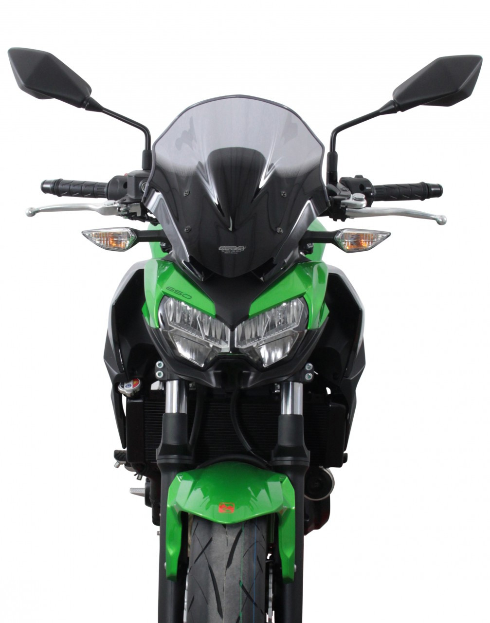 Szyba motocyklowa MRA KAWASAKI Z 650 2020-, forma NRN, przyciemniana