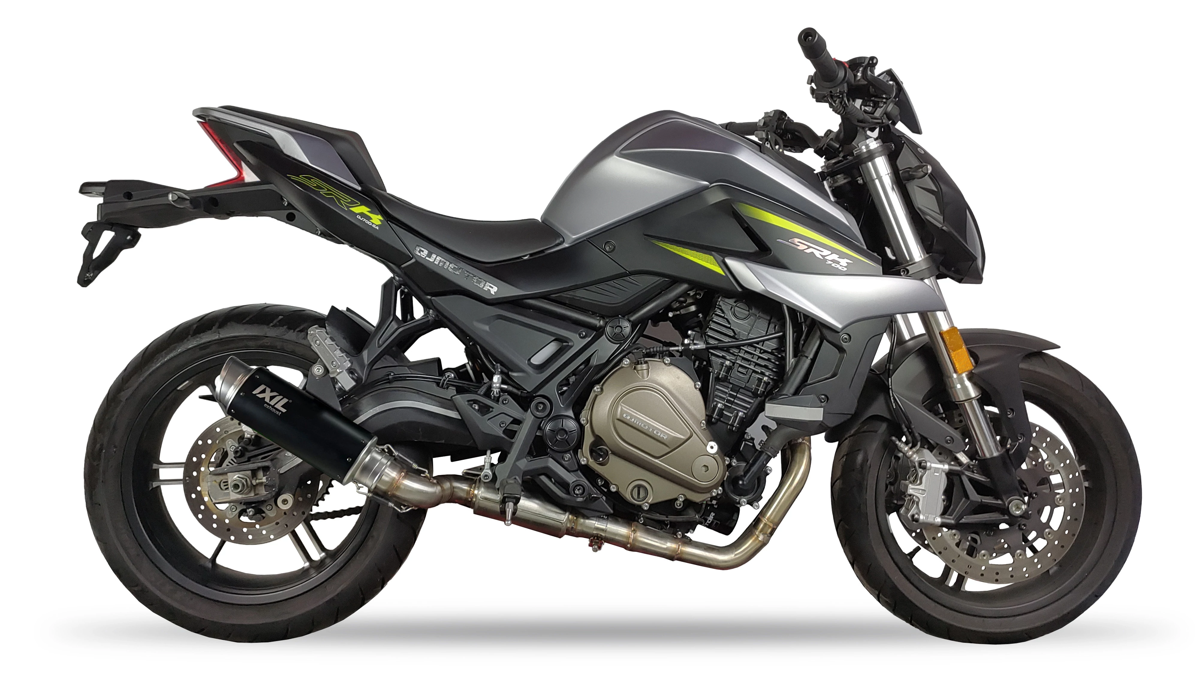 IXIL Układ wydechowy, tłumik QJ MOTOR SRK 700 typ RC3B FULL SYSTEM - SPORT XTREM BLACK