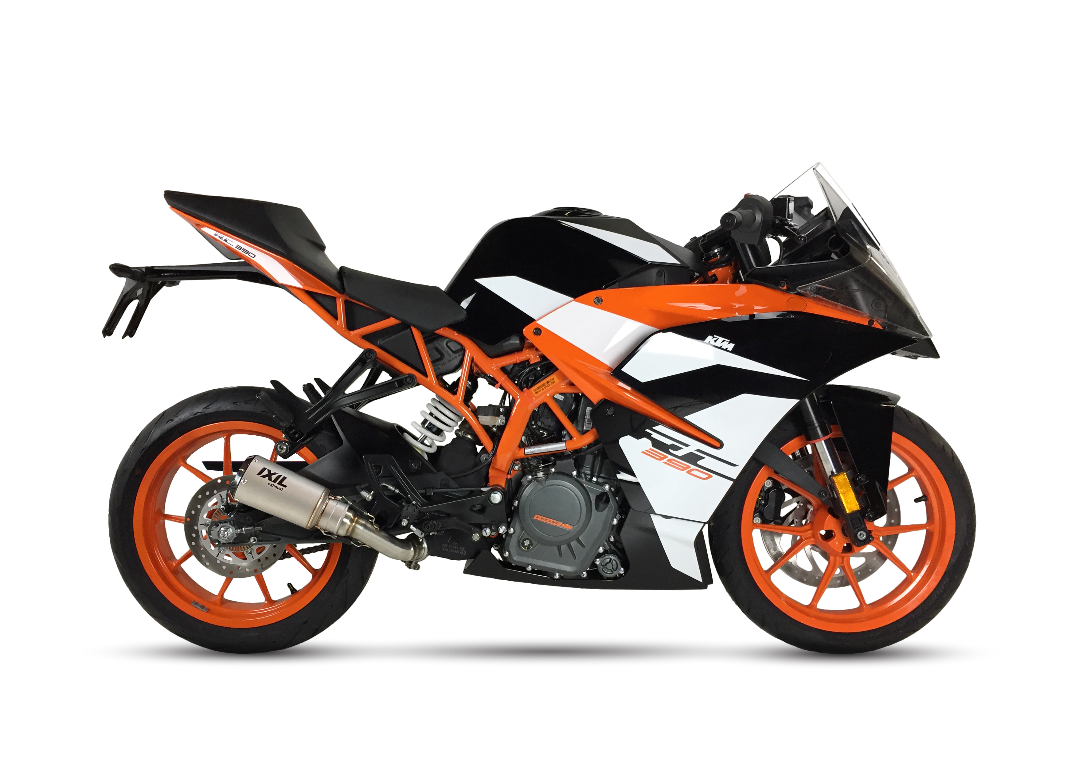 Tłumik IXIL KTM DUKE - RC 390 17-20 (KTM IS DUKE - KTM IS RC) typ RB (waga: 900g, długość: 230 mm., materiał: Inox AISI304, kolo