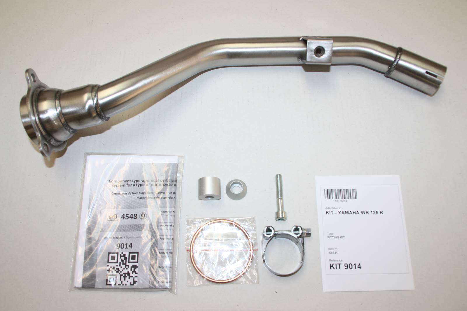 Tłumik IXIL YAMAHA WR 125 R - X 09-16 (DE07) typ SOVE (waga: 3000g, długość: 423 mm., materiał: Inox AISI304, kolor: Black paint