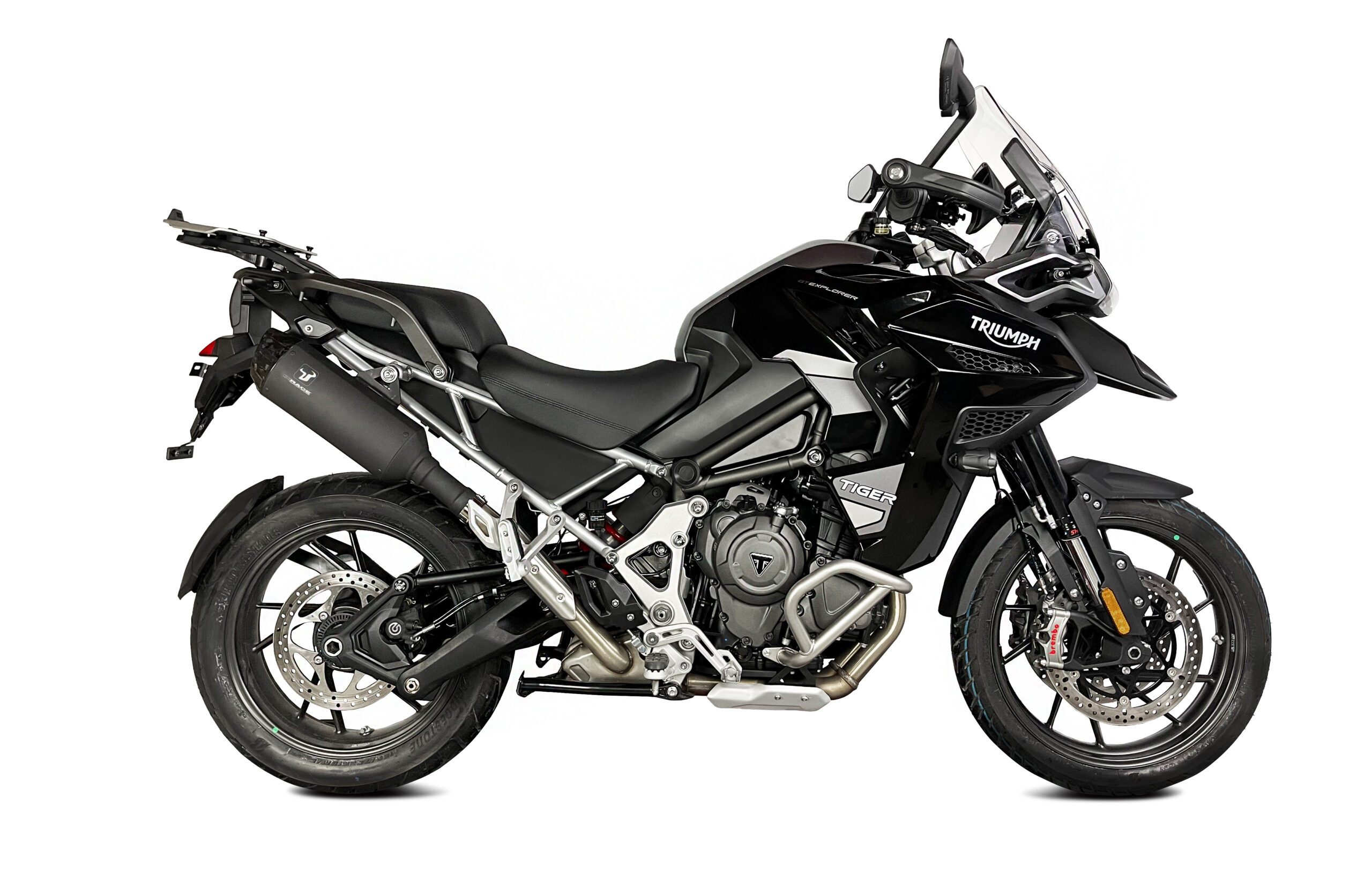 Tłumik IXRACE TRIUMPH TIGER 1200 GT / RALLY 22-23 typ DESERT BLACK DESERT BLACK