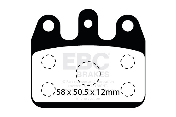 EBC Brakes EBC Klocki kartingowe FA546S (1 kpl. na tarczę)
