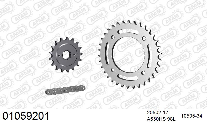 Zestaw napędowy AFAM do HONDA CB 500 K1,K2, CB 500 F