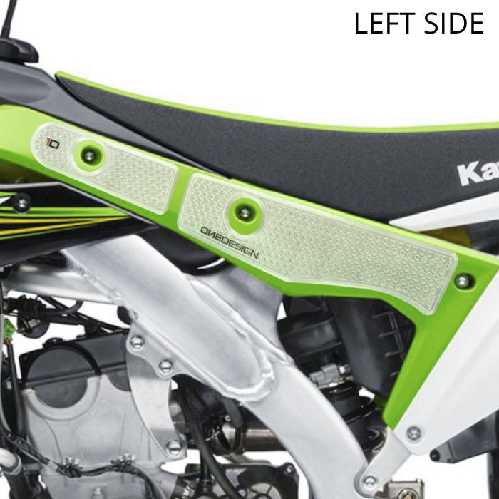 ONEDESIGN Grip Boczny HDR KX 250F 2017-2020 KAWASAKI transparentny