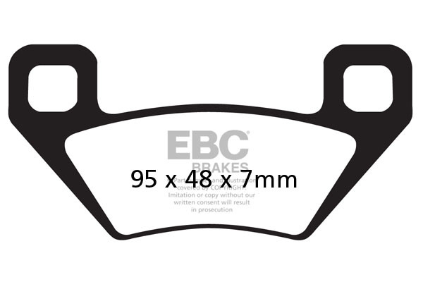 EBC Brakes Klocki hamulcowe EBC FA395R (kpl. na 1 tarcze)