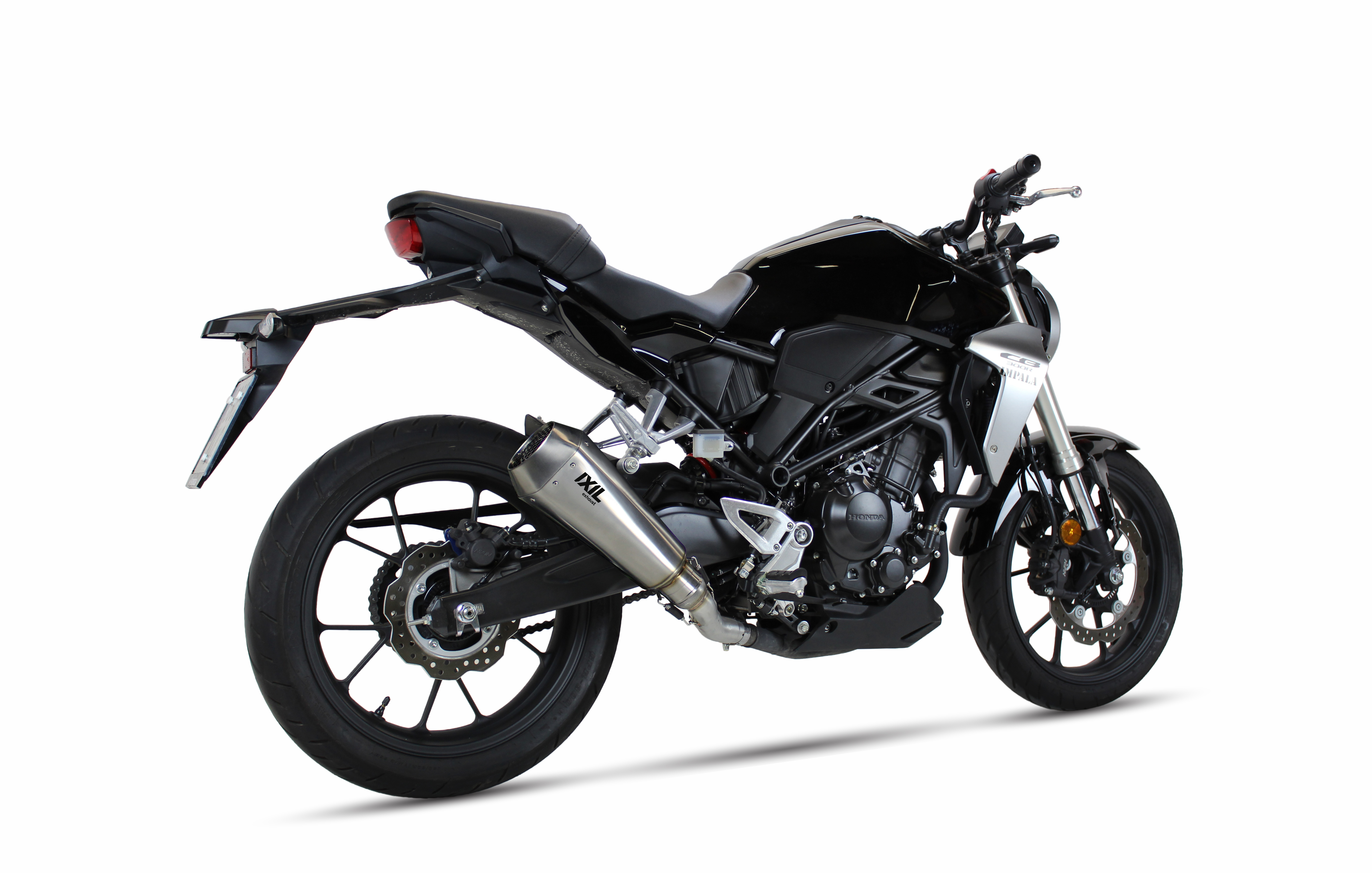 Tłumik IXIL HONDA CB 300 R 18-20 (NC55) typ RB (waga: 900g, długość: 230 mm., materiał: Inox AISI304, kolor: Black painted) SLIP
