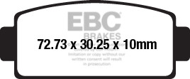 EBC Brakes Klocki hamulcowe EBC FA651R (kpl. na 1 tarcze)