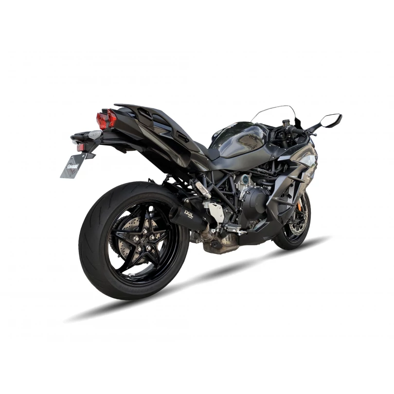 IXIL Tłumik KAWASAKI NINJA H2 SX - SX SE 18-21 (ZXT02A B D) typ RB SLIP ON - RACE XTREM BLACK