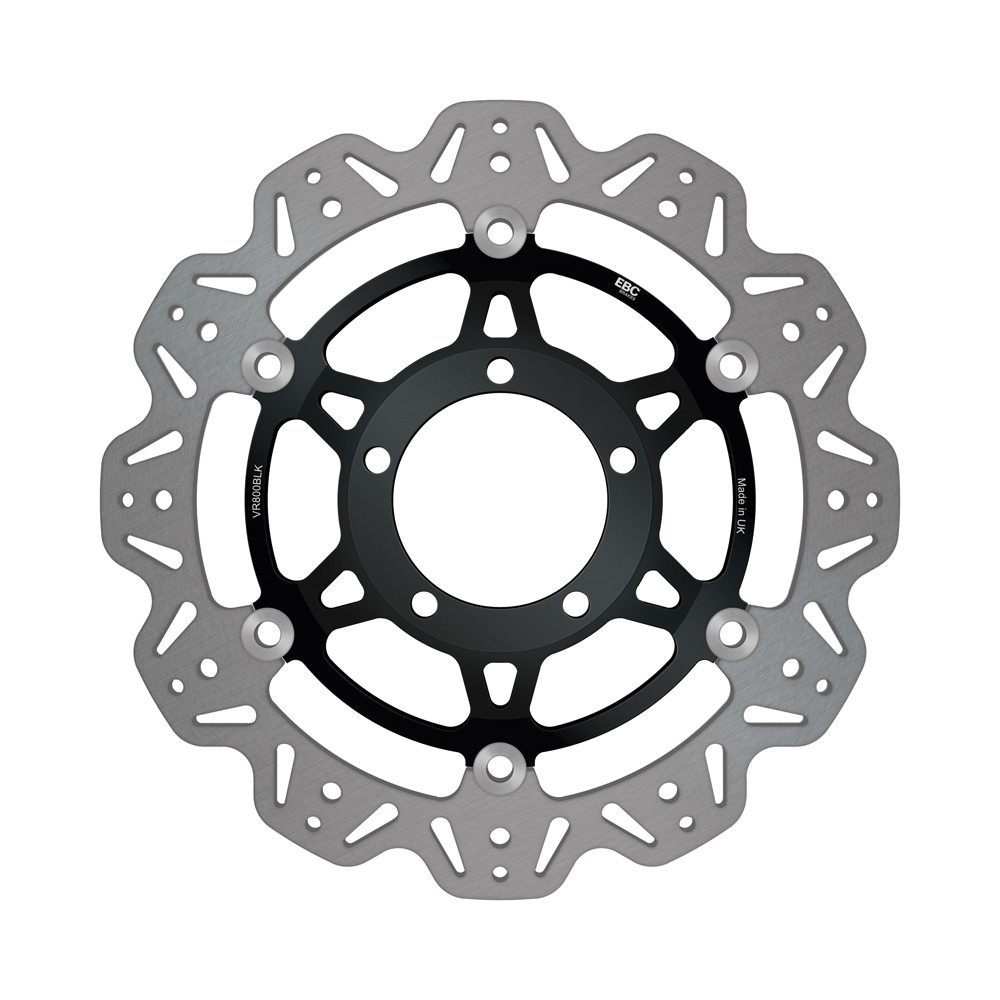 Tarcza hamulcowa motocyklowa EBC VR800BLK VEE, czarna