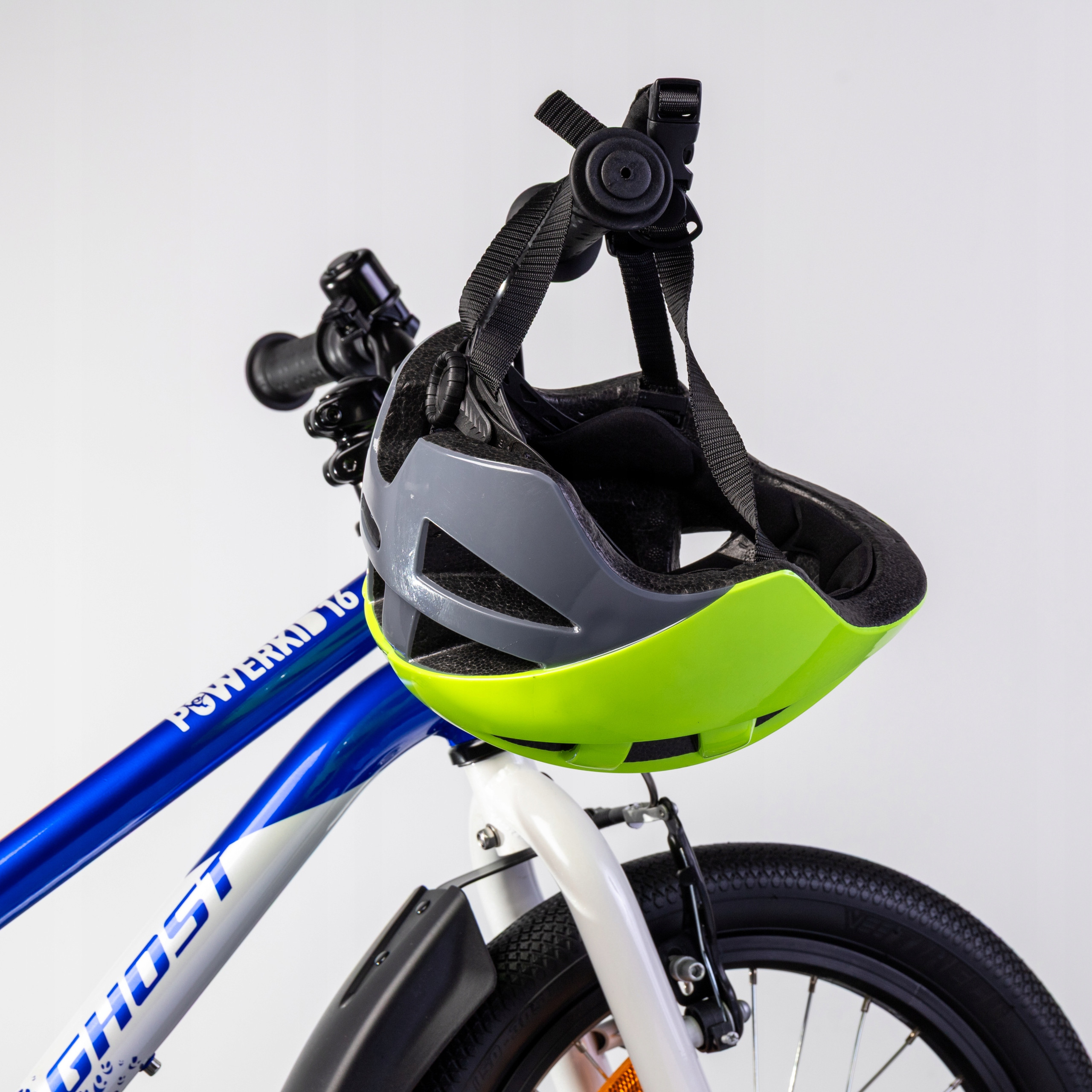 Kask rowerowy dziecięcy ROXAR KID żółty fluo S 48-52 cm