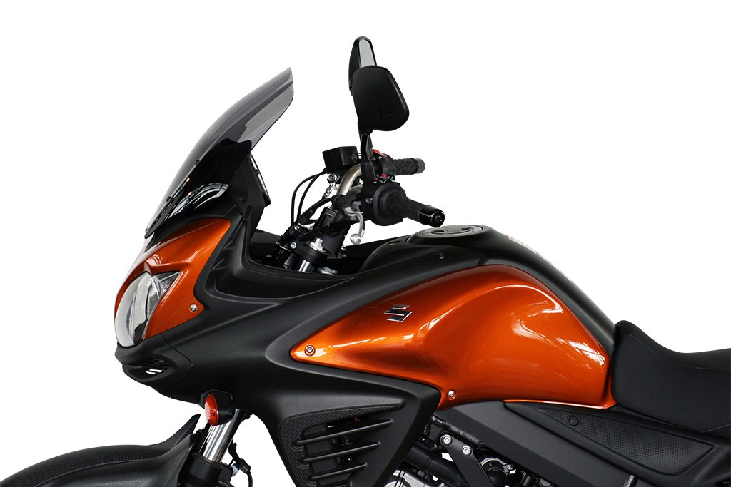 Szyba motocyklowa MRA SUZUKI DL 650 V-STROM /XT C7 2011-2016, forma T, czarna