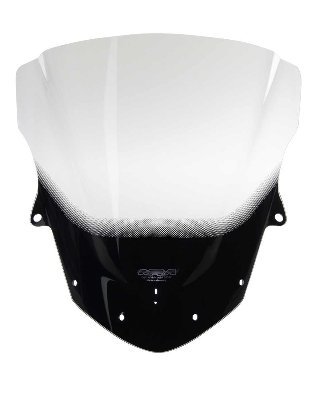 Szyba motocyklowa MRA KAWASAKI NINJA ZX 6 R 2019-2023, forma R, bezbarwna