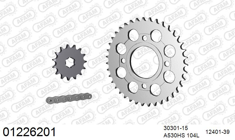 Zestaw napędowy AFAM do YAMAHA XS 250 S E,F